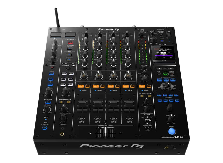 Pioneer DJ DJM-A9 4-channel club mixer — official product image